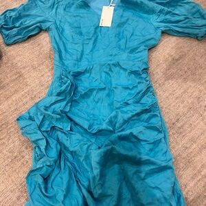 Elegant Blue Women's Dress